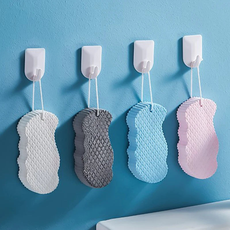 Customizable Soft Exfoliating Body Sponge Bath Sponge Shower Brush Skin Cleanser Pad Dead Skin Remover Bath Supplies