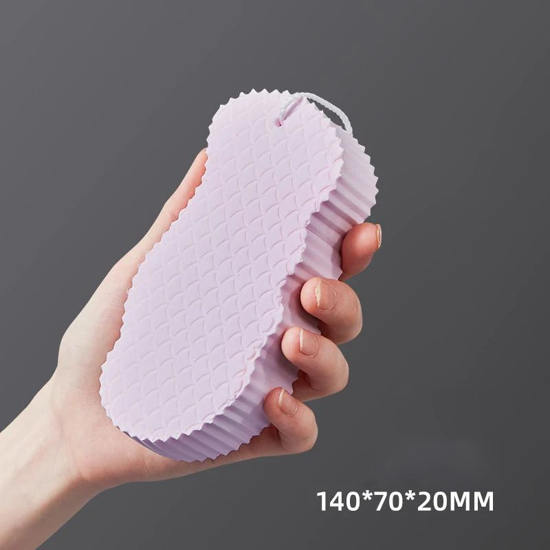 Customizable Soft Exfoliating Body Sponge Bath Sponge Shower Brush Skin Cleanser Pad Dead Skin Remover Bath Supplies