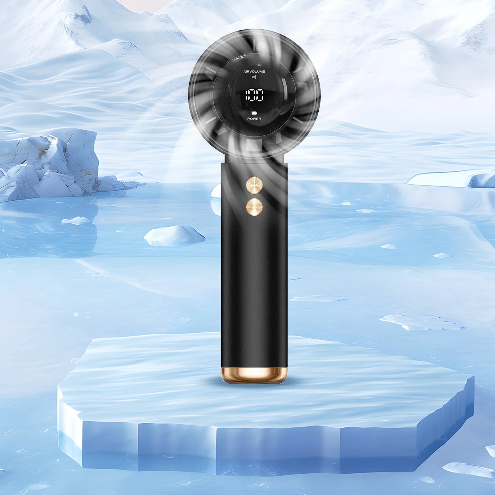 Mini Portable Air Conditioner Standing Fans for Indoors Air Conditioner for Room Portable Conditioners Fan, Great Gifts for Men Women (Black)