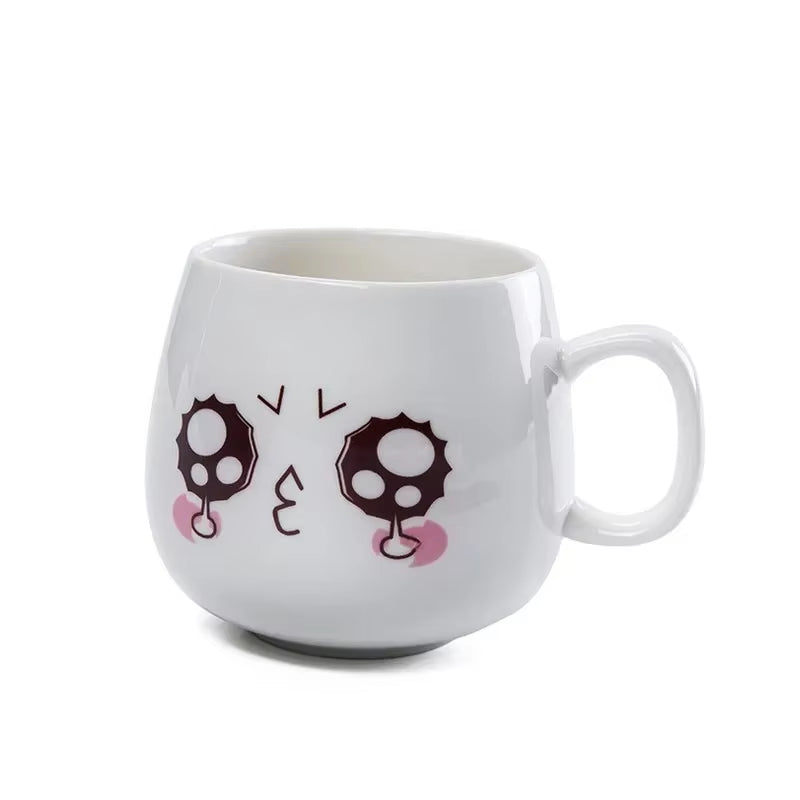Modern Simplicity Creative Ceramic Mugs Cute Cartoon Face Expression Water Container Lover Coffee Mugs Travel Cute Cup Gift