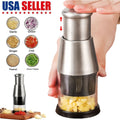Pressed Garlic Onion Chopper 304 Stainless Steel Hand Food Chopper Kitchen Tools