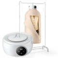 Portable Clothes Dryer, Clothes Dryer with Dryer Bag, PTC Heating & LED Display, Foldable Mini Dryer with 5-H Timer - 600W