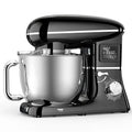 220V Powerful Stand Mixer Electric Blender Household Automatic Timing Hair Noodles Flour-Mixing Machine Commercial Stand Mixer